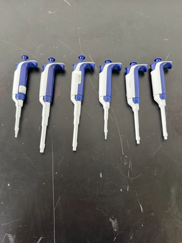 Image of Rainin Pipet-Lite XLS Single Channel Pipettes - Quantity 6